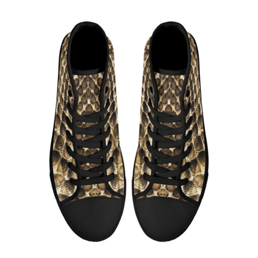 Reptile Scales High-Top Canvas Shoes - Image 3