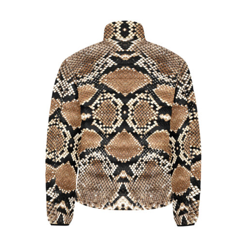 Snake Ornament Men's Padded Jacket - Image 2