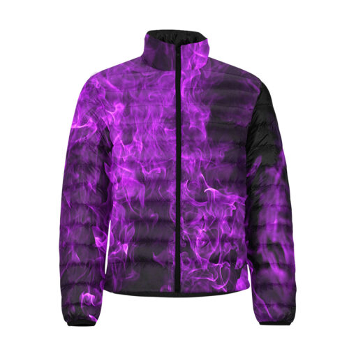 Violet Fire Men's Padded Jacket