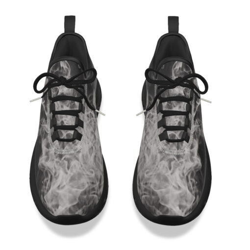 White Fire Smoke Sports Shoes - Image 4