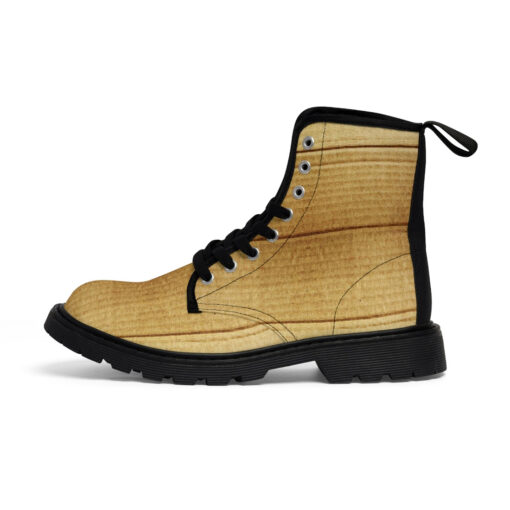 Carton Texture Canvas Boots - Image 2