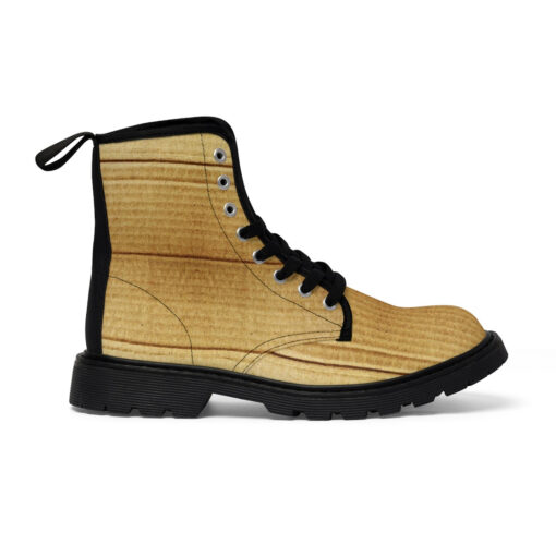 Carton Texture Canvas Boots - Image 3