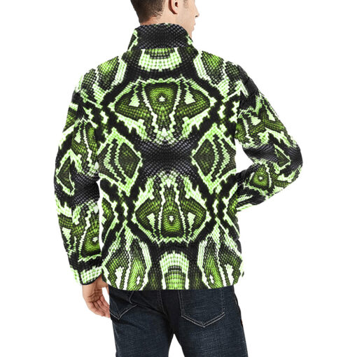 Green Snake Men's Padded Jacket - Image 4