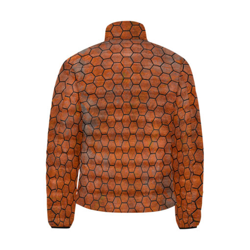 Rusty Hexagons Men's Padded Jacket - Image 2