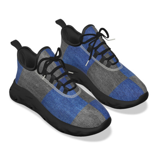 Denim Patchwork Sports Shoes - Image 5