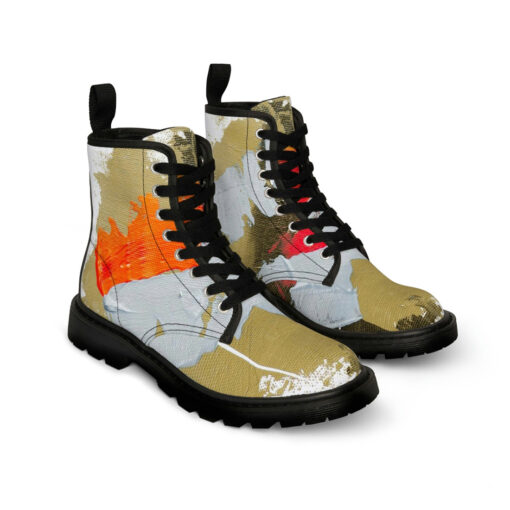 Paint Splash Canvas Boots