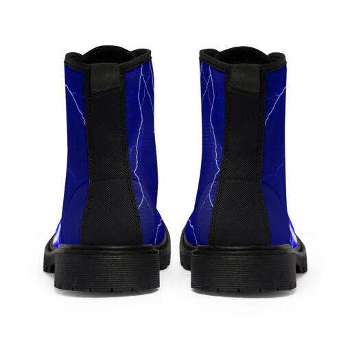 Blue Lightnings Canvas Boots - Image 5