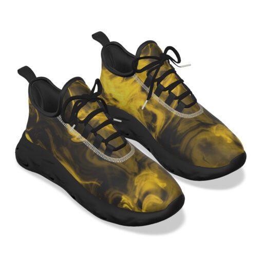 Yellow Neon Smoke Sports Shoes - Image 5