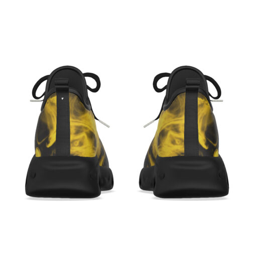 Yellow Neon Smoke Sports Shoes - Image 8