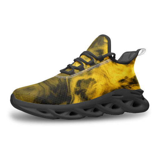 Yellow Neon Smoke Sports Shoes