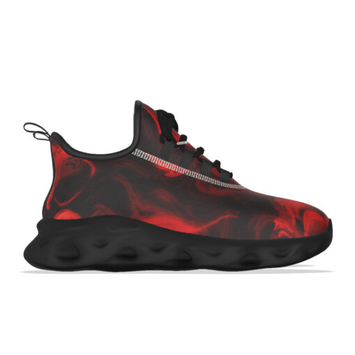 Red Neon Smoke Sports Shoes - Image 6