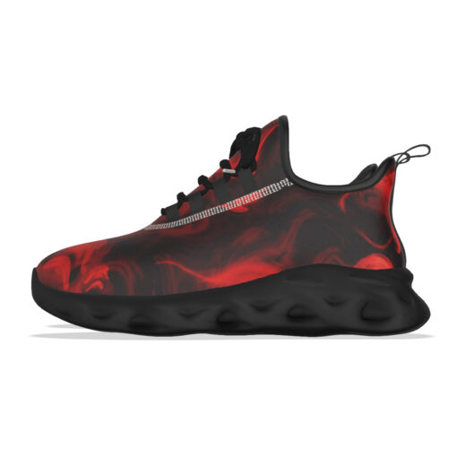 Red Neon Smoke Sports Shoes - Image 7