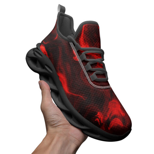 Red Neon Smoke Sports Shoes - Image 3