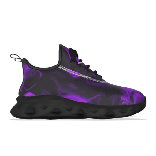 Violet Neon Smoke Sports Shoes - Image 6