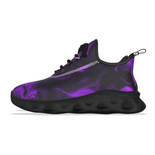 Violet Neon Smoke Sports Shoes - Image 7