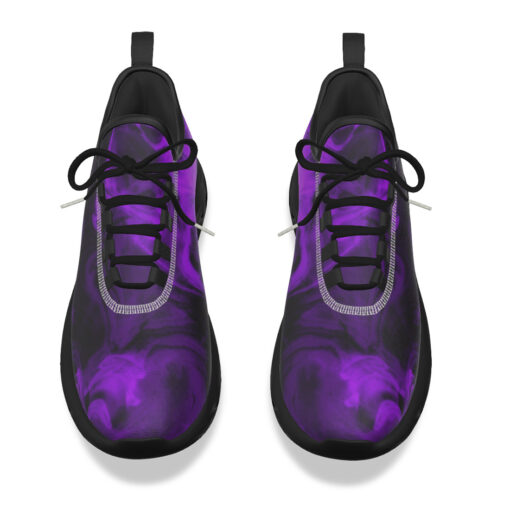 Violet Neon Smoke Sports Shoes - Image 4