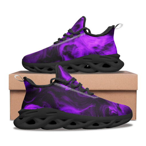 Violet Neon Smoke Sports Shoes - Image 2