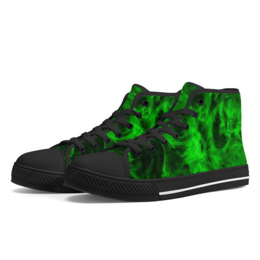 High-Top Shoes Green Neon Smoke - Image 2