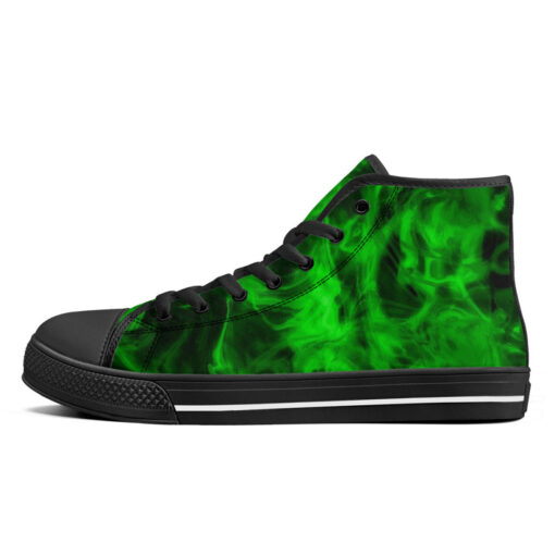 High-Top Shoes Green Neon Smoke - Image 4