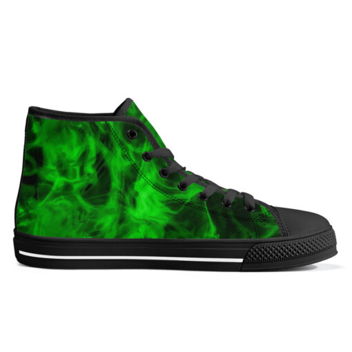 High-Top Shoes Green Neon Smoke - Image 5