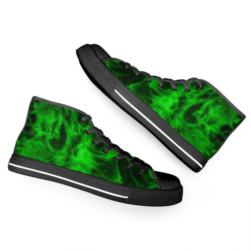 High-Top Shoes Green Neon Smoke - Image 6