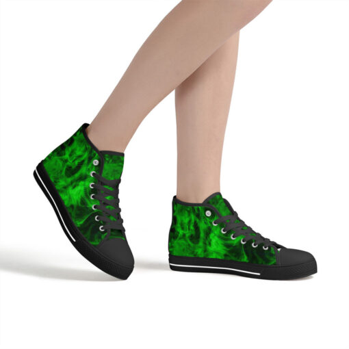 High-Top Shoes Green Neon Smoke - Image 7