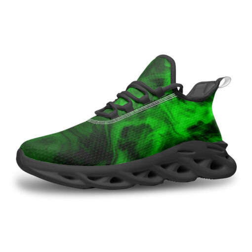 Sports Shoes Green Neon Smoke