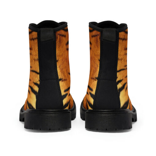 Tiger Pattern Canvas Boots - Image 5