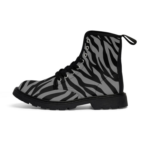 Zebra Camouflage Canvas Boots - Image 2