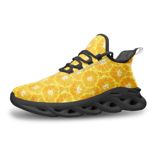 Lemon Pattern Sports Shoes