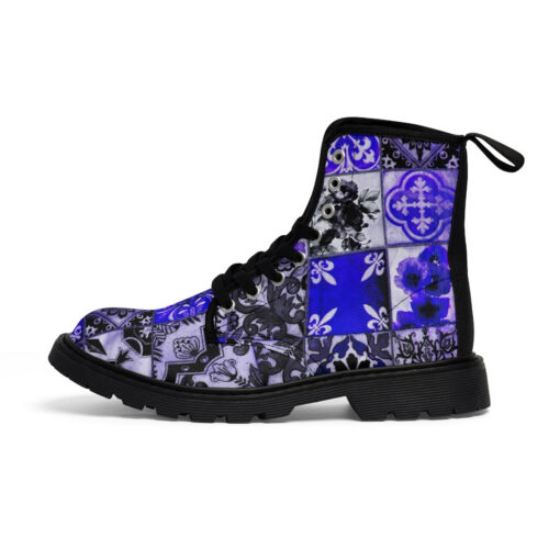 Ceramic Tile Canvas Boots - Image 3