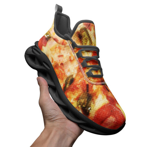 Pizza Print Sports Shoes - Image 3