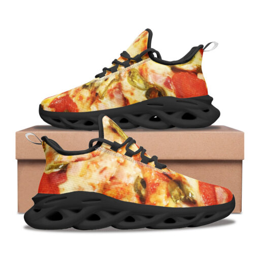 Pizza Print Sports Shoes - Image 2