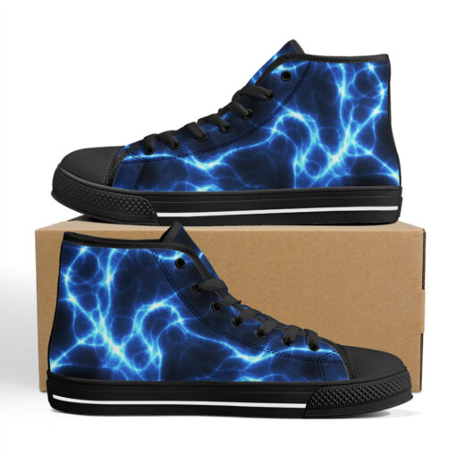 Energy Waves High-Top Canvas Shoes