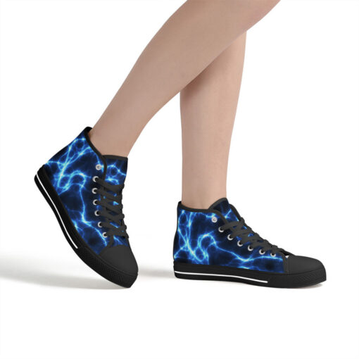 Energy Waves High-Top Canvas Shoes - Image 7