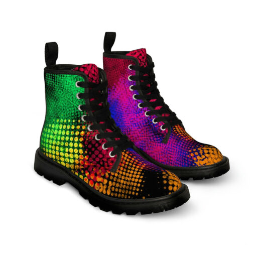 Paint Spray Canvas Boots