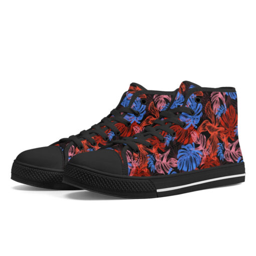 Neon Tropics High-Top Canvas Shoes - Image 2