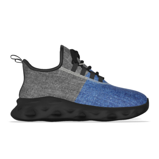 Denim Patchwork  Sports Shoes - Image 6