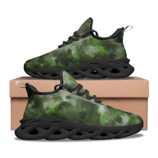 Green Canvas Camouflage Sports Shoes - Image 2