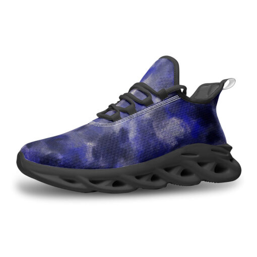 Blue Canvas Camouflage Sports Shoes