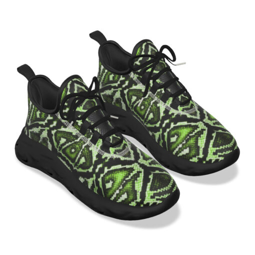 Green Snake Ornament Sports Shoes - Image 5