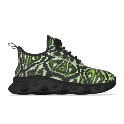 Green Snake Ornament Sports Shoes - Image 6