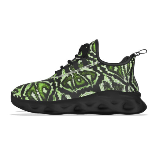 Green Snake Ornament Sports Shoes - Image 7