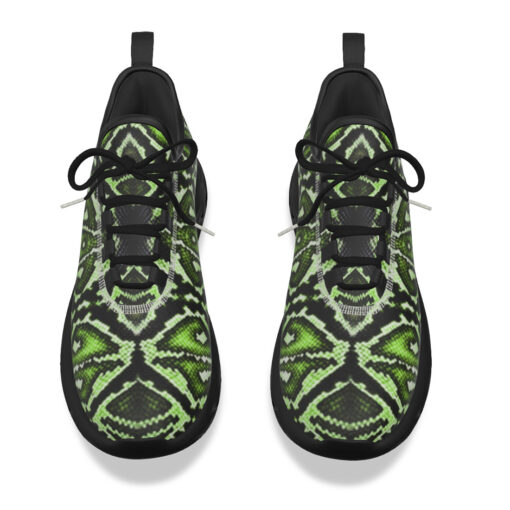 Green Snake Ornament Sports Shoes - Image 4