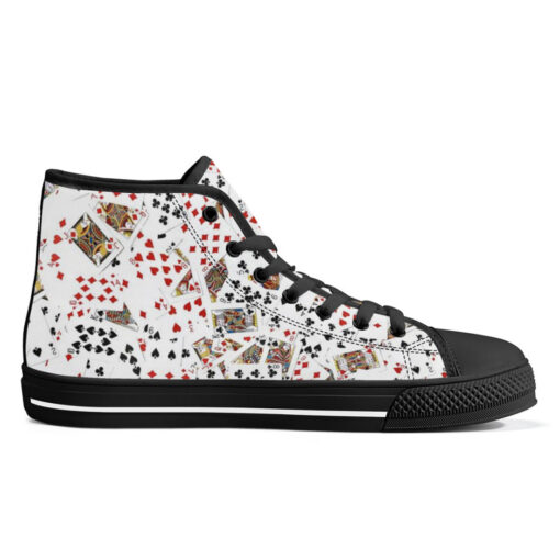 Playing Cards High-Top Shoes - Image 5