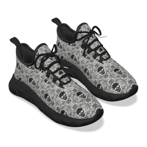 Skulls Lace Pattern Sports Shoes - Image 5