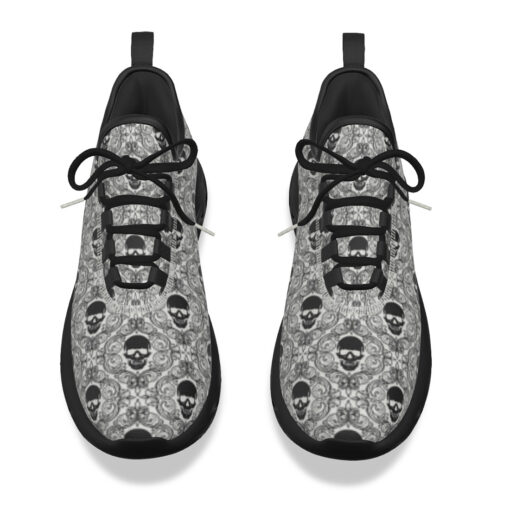 Skulls Lace Pattern Sports Shoes - Image 4