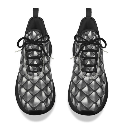 Silver Armor Scales Sports Shoes - Image 4