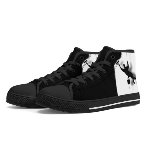 Painter Art High-Top Canvas Shoes - Image 2