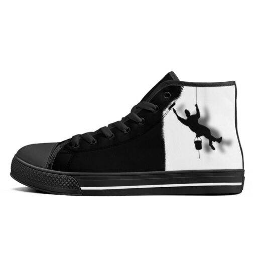 Painter Art High-Top Canvas Shoes - Image 4